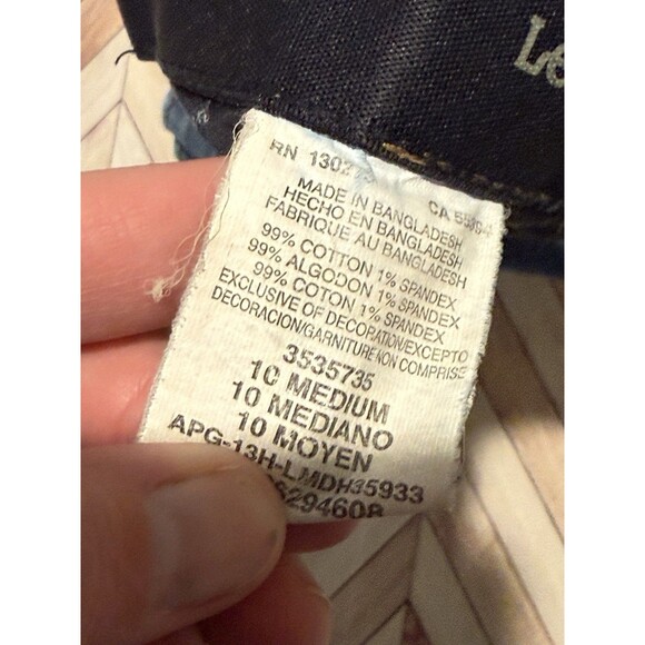 Lee Sinfully Soft Jeans 10 Medium’s Women’s Bootcut Denim Elastic Waist - Picture 9 of 10